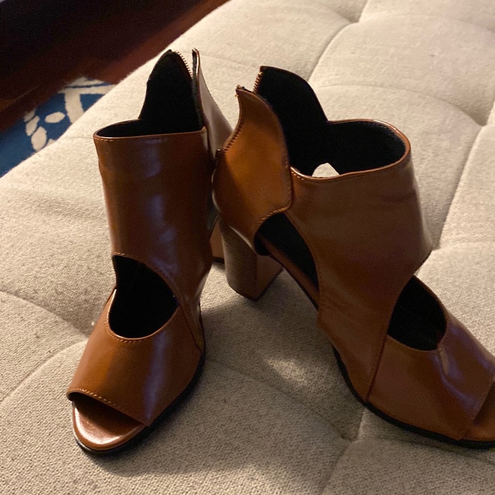 Brown heels
